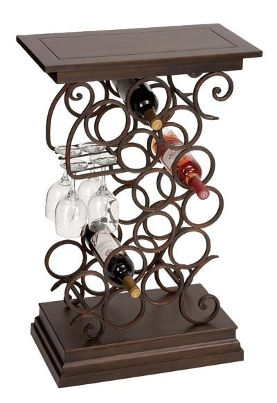 Wine Rack Table - Globe Imports