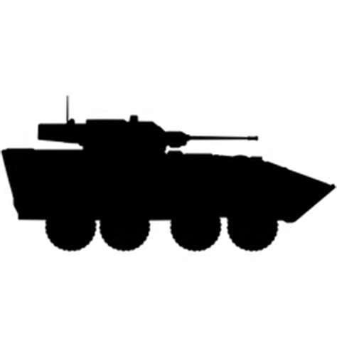 Army truck silhouette Royalty Free Vector Image