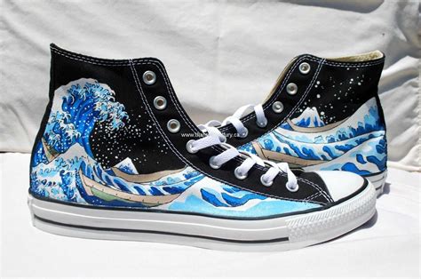 Custom Painted Converse Shoes - Architectural Design Ideas