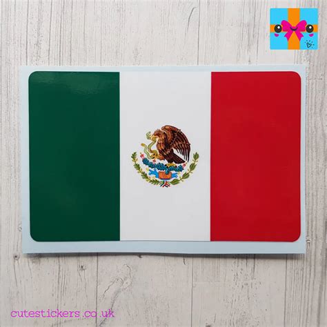 Mexican Flag Sticker - Cute Stickers