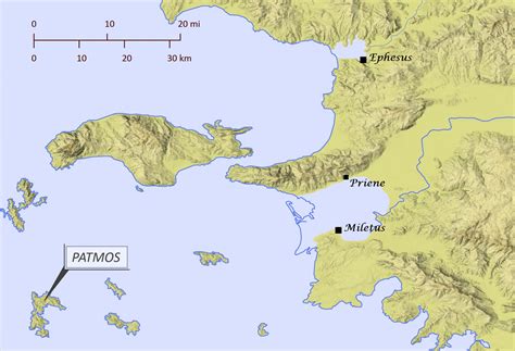 Map of Patmos Island: A Guide to the Sacred Greek Isle