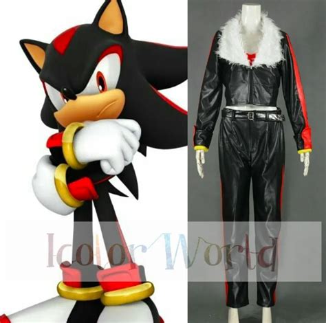 Sonic The Hedgehog Shadow the hedgehog Cosplay Costume Halloween Costumes-in Anime Costumes from ...