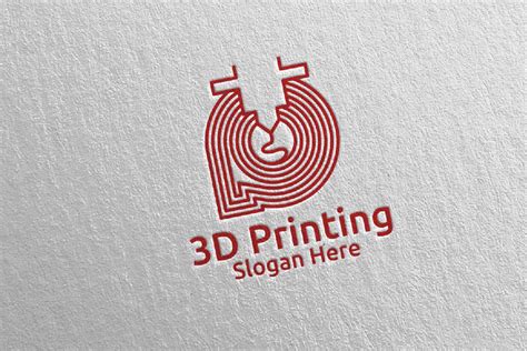 Fast 3D Printing Company Logo Design 57 By denayunethj | TheHungryJPEG