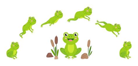 Jumping Frog Cartoon