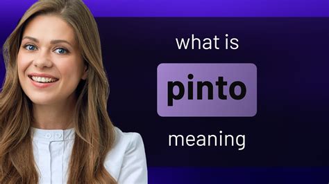 Pinto • PINTO definition - YouTube