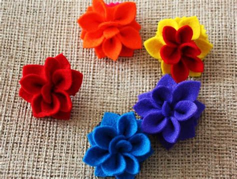 4 Ways to Make Felt Flowers With Easy Tutorials - FeltMagnet