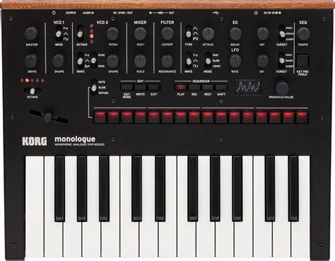 Amazon.com: Korg Synthesizer, 25 Key (MONOLOGUEBK) : Musical Instruments