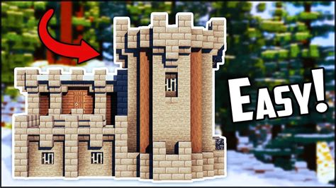 How to Build a Medieval Castle Fort in Minecraft (EASY!) - YouTube