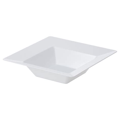 White Rectangle Plastic Dinner Plate 10 Pack - Splendid – Posh Setting