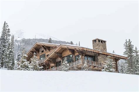 Swiss chalet-inspired home provides cozy refuge in snowy Montana