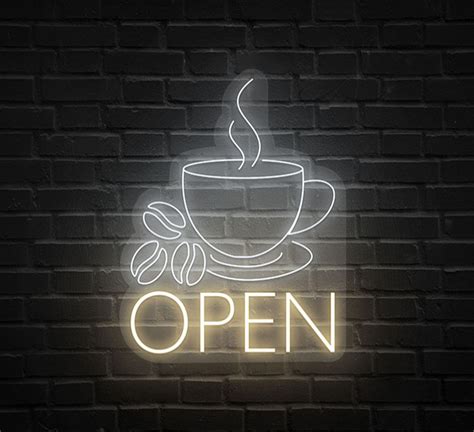 Coffee Open Neon Sign Online | Coffee Open Neon Sign - Bannerbuzz.ca