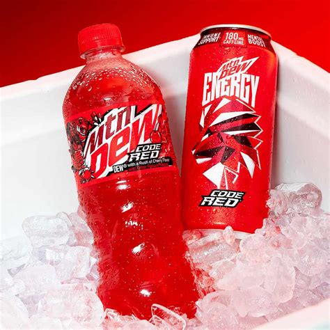 Mtn Dew Releases Code Red Energy Drink