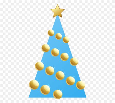 Blue Christmas Tree Clip Art - Christmas Tree With Presents Clipart - FlyClipart