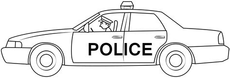 Police Car Printable Template | Free Printable Papercraft Templates