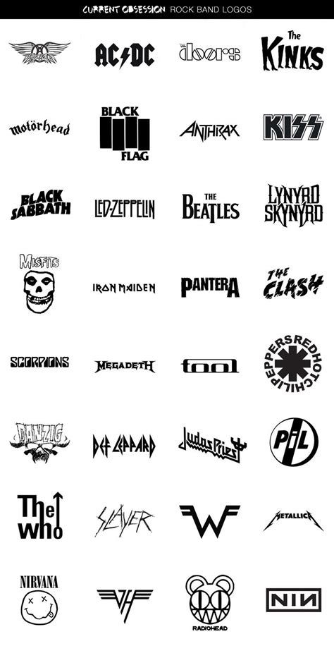 Classic Rock Band Logo - LogoDix