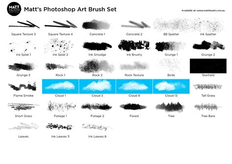 Free Photoshop brushes on Behance