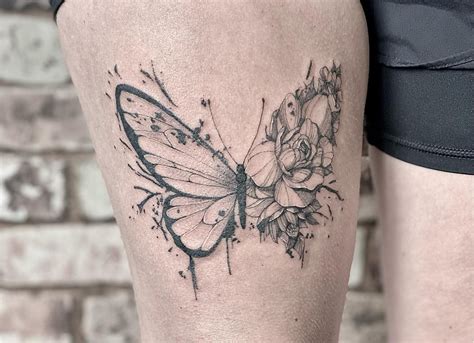 10 Beautiful Butterfly Thigh Tattoo Ideas To Inspire You