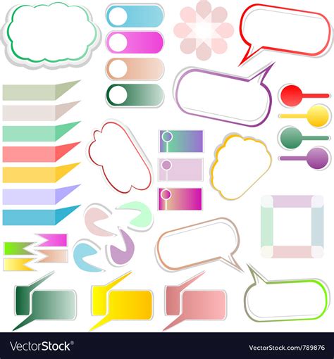 Design elements text box Royalty Free Vector Image