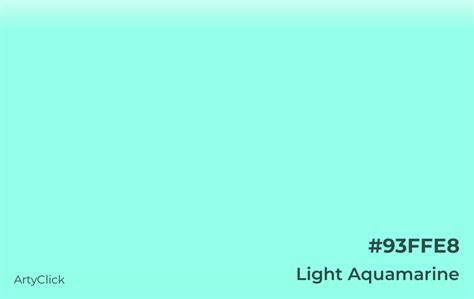 Light Aquamarine Color | ArtyClick