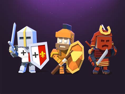 119 best images about Low Poly Characters on Pinterest | Fantasy heroes ...