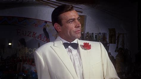 Sean Connery White Tuxedo Goldfinger James Bond Suit ...