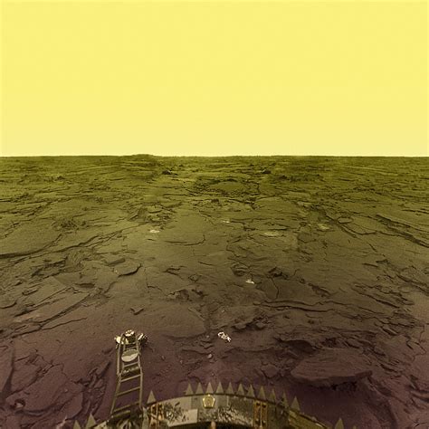 An image of the surface of Venus taken by the Venera 14 spacecraft in March 1982. [1920x1920 ...