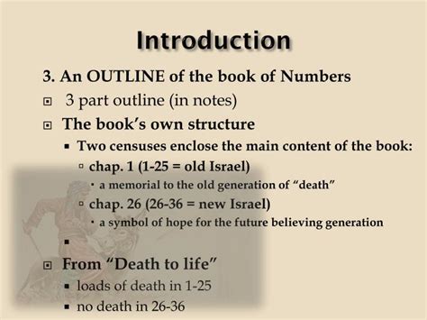 PPT - The book of numbers PowerPoint Presentation - ID:2567966