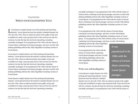 Chapbook Template Microsoft Word Collection