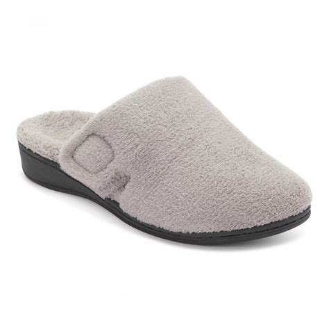 Vionic Women's Gemma Mule Slippers Light Grey | Birkenstock & More