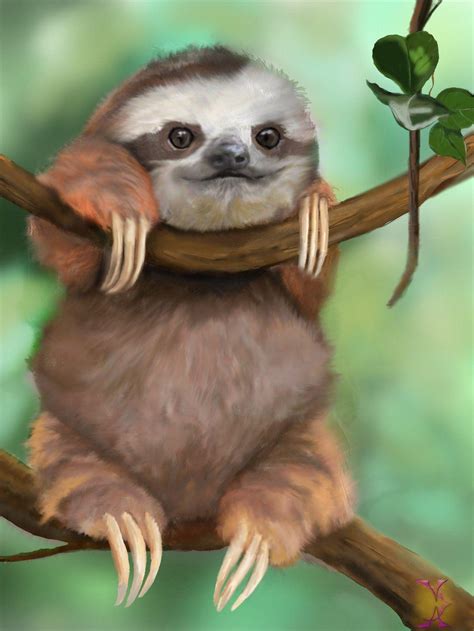 Cute Sloth Wallpapers - Top Free Cute Sloth Backgrounds - WallpaperAccess