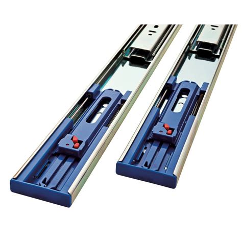 942205 Pair of Soft-Close Ball Bearing Drawer Slide, 22-Inch, Zinc ...