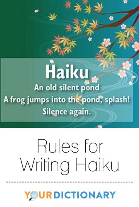 55 Fresh Haiku Poems for Kids - Poems Ideas