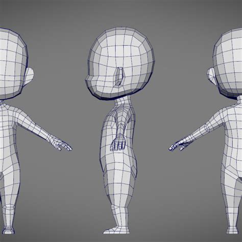 Low poly character model - gaiwe