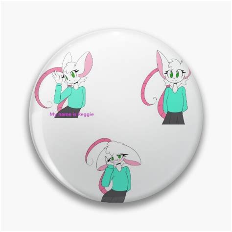 "Reggie The Mouse" Pin by Merch-For-All | Redbubble