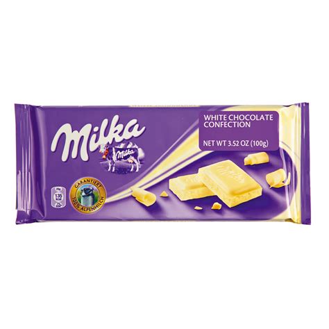 Milka White Chocolate Bar 3.5 oz | Nassau Candy