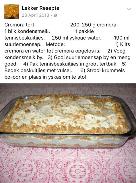 Cremora tert | Tart recipes, Food, Tart baking