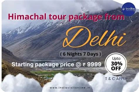 Himachal tour packages from Delhi in 2024