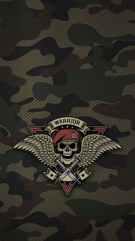 Download Military Gangster Skull Wallpaper | Wallpapers.com