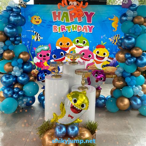 Baby Shark Birthday Party Decoration Theme - Chikyjump