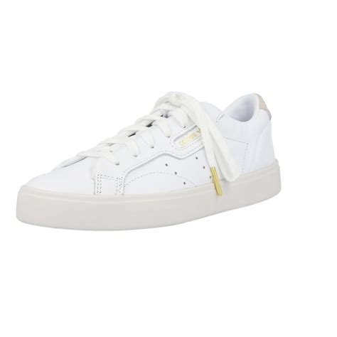 adidas Originals Sleek W White Leather - Trainers Shoes - Awesome Shoes