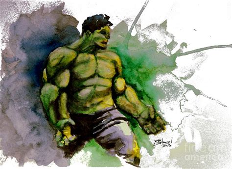 The Incredible Hulk Painting by Rob Spitz