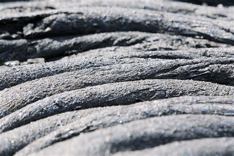 Pahoehoe lava - Stock Image - C022/2607 - Science Photo Library