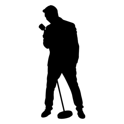 Singer silhouette PNG image. Download as SVG vector, Transparent PNG ...