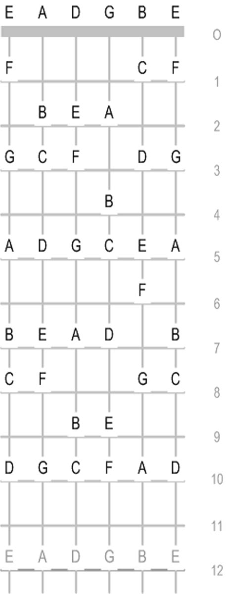 Learning All the Notes on the Guitar Fingerboard - Spinditty