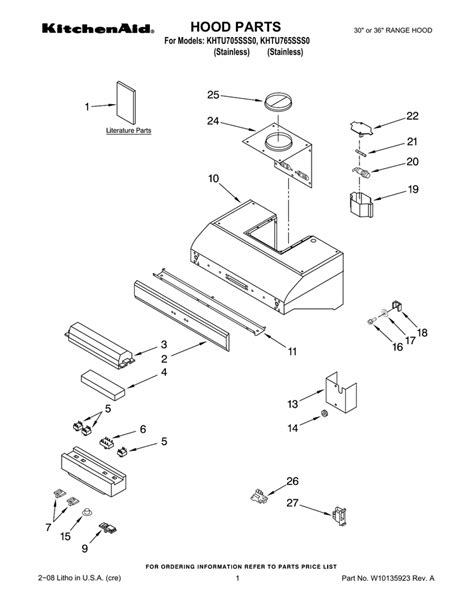 Kitchenaid Range Hood Parts | Wow Blog