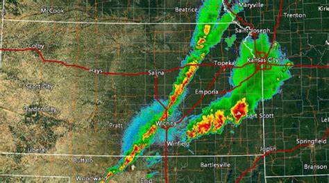 Kansas Severe Weather Wide Doppler Radar... | Stock Video | Pond5