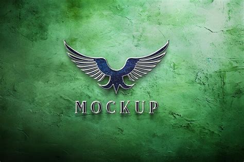 Premium PSD | Realistic Logo Mockup