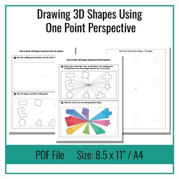 Drawing 3D Shapes Using One Point Perspective by Online knowledge resources