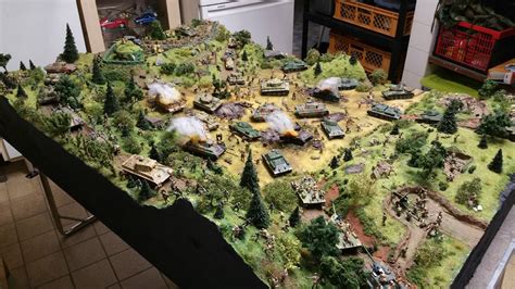 A ww2 Battle of Kursk diorama