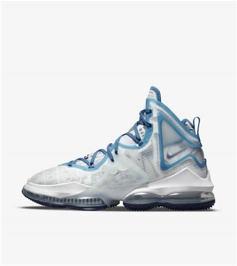 LeBron 19 'White and Dutch Blue' Release Date. Nike SNKRS ID